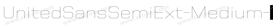 UnitedSansSemiExt-Medium字体转换