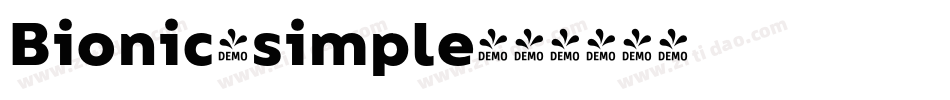 Bionic_simple字体转换