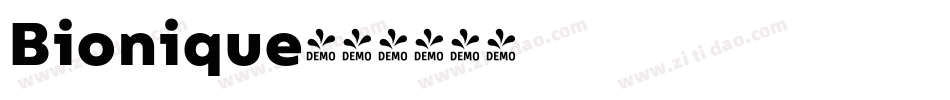 Bionique字体转换