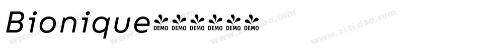 Bionique字体转换