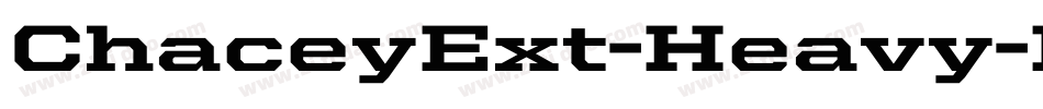 ChaceyExt-Heavy-Italic字体转换