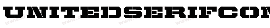 UnitedSerifCond-Stencil字体转换