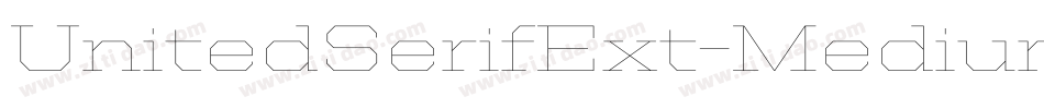 UnitedSerifExt-Medium字体转换
