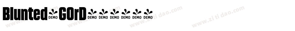 Blunted-GOrD字体转换