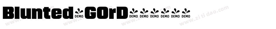 Blunted-GOrD字体转换