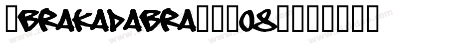 Abrakadabra-DO08E字体转换