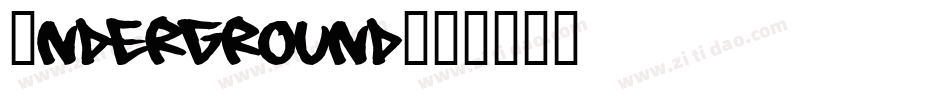 Underground字体转换