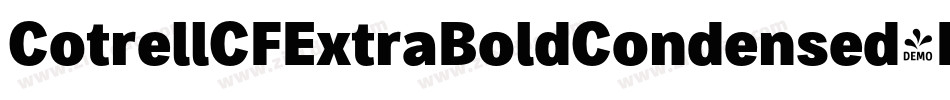 CotrellCFExtraBoldCondensed-Regular字体转换