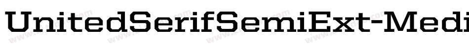 UnitedSerifSemiExt-Medium字体转换