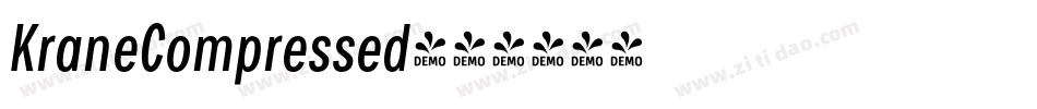 KraneCompressed字体转换