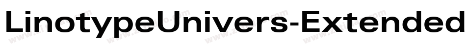 LinotypeUnivers-ExtendedThinItalic字体转换