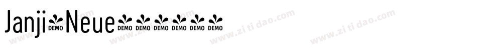 Janji-Neue字体转换