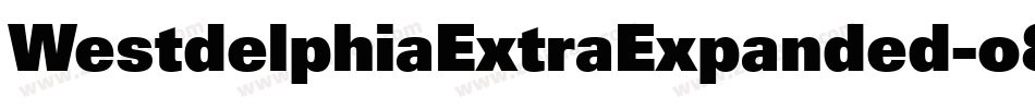 WestdelphiaExtraExpanded-o85o字体转换