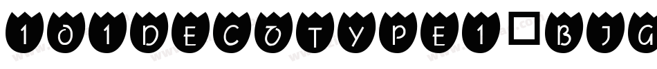101DecoType1-BjgB字体转换