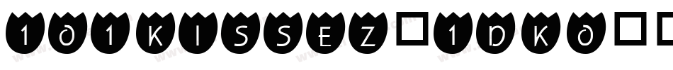 101Kissez-1DK0字体转换