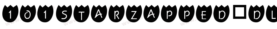 101StarZapped-DLqR字体转换