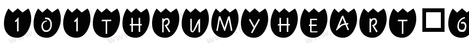 101ThruMyHeart-6ymq字体转换