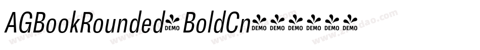 AGBookRounded-BoldCn字体转换