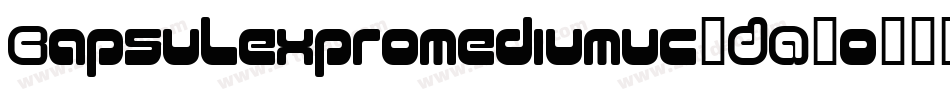 Capsulexpromediumuc-DA20字体转换