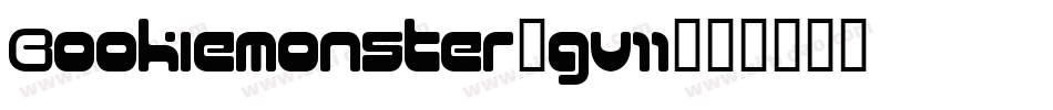Cookiemonster-gv11字体转换