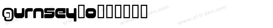 Gurnsey20字体转换