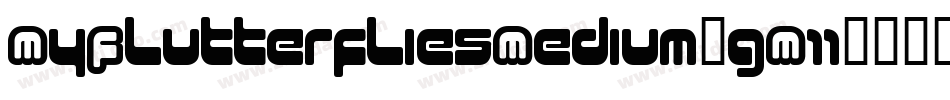 MyFlutterfliesMedium-gM11字体转换