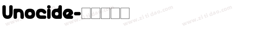 Unocide字体转换