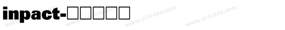 inpact字体转换