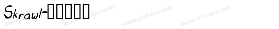 Skrawl字体转换