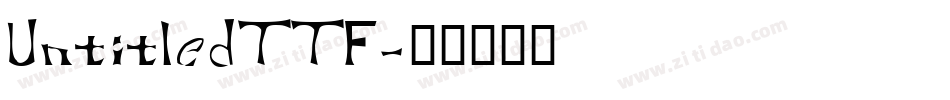 UntitledTTF字体转换