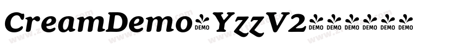 CreamDemo-YzzV2字体转换