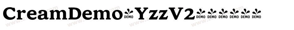 CreamDemo-YzzV2字体转换