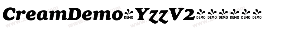 CreamDemo-YzzV2字体转换