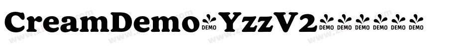 CreamDemo-YzzV2字体转换