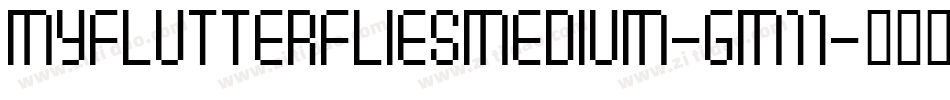 MyFlutterfliesMedium-gM11字体转换