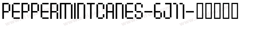 Peppermintcanes-6j11字体转换