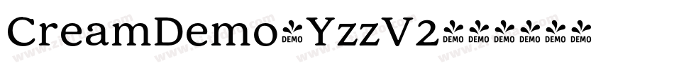 CreamDemo-YzzV2字体转换