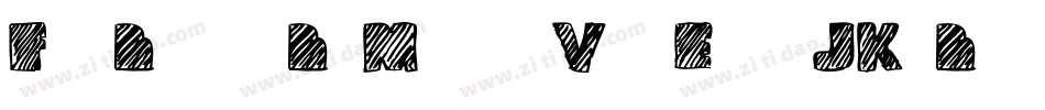 FatBrushByMartaVanEck-JKzB字体转换