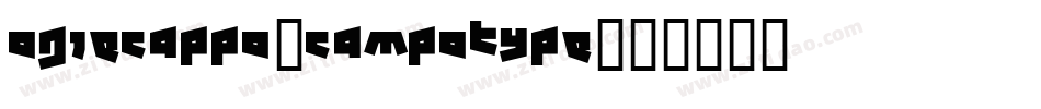 OgieCappo-Campotype字体转换