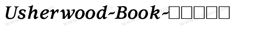 Usherwood-Book字体转换