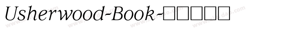 Usherwood-Book字体转换