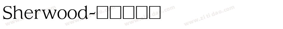 Sherwood字体转换