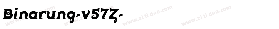 Binarung-v57Z字体转换