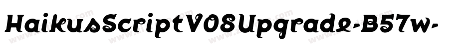 HaikusScriptV08Upgrade-B57w字体转换