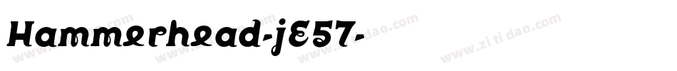 Hammerhead-jE57字体转换