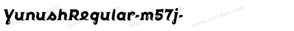 YunushRegular-m57j字体转换 YunushRegular-m57j字体转换