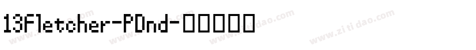 13Fletcher-PDnd字体转换