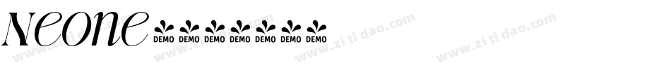 Neone-字体转换