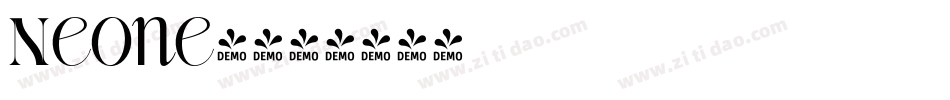 Neone-字体转换