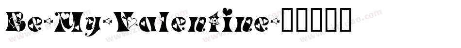 Be-My-Valentine字体转换